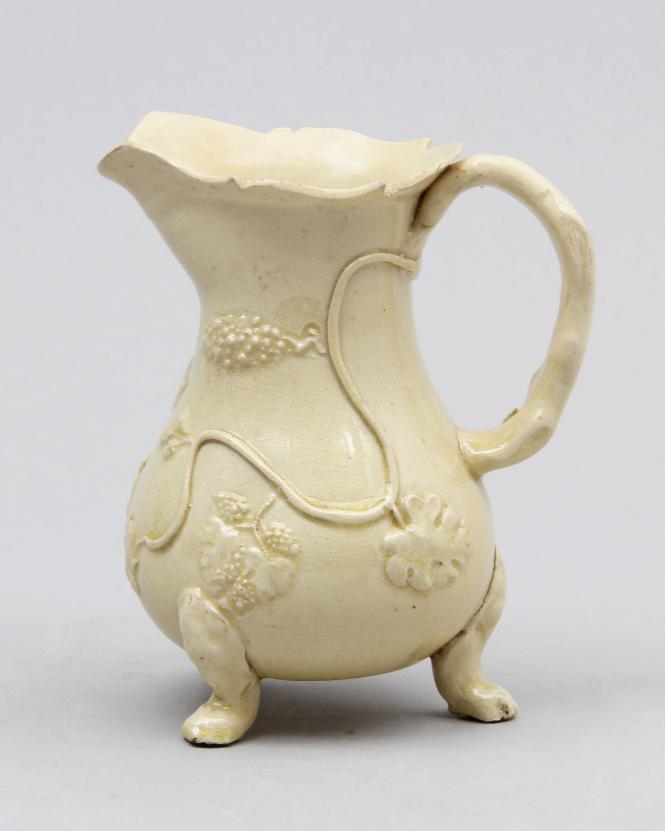 Milk jug with sprigged grapevine decoration