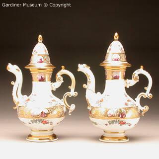 Pair of "Turkish" ewers