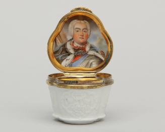 Snuffbox with a Portrait of Augustus III (1696-1763), Elector of Saxony and King of Poland