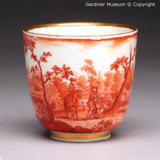 Beaker with hunting scene