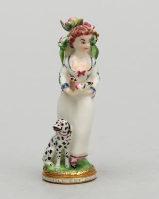 Woman with Dalmatian