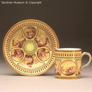 Cup and saucer (gobelet litron et soucoupe)