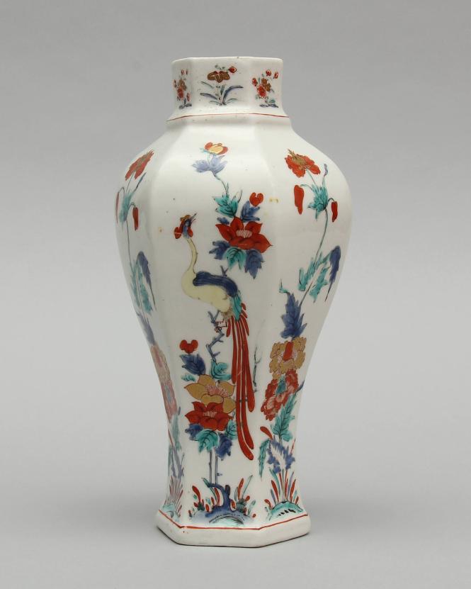 Pair of Baluster Vases in the Japanese Kakiemon Style