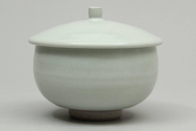 White Covered Bowl