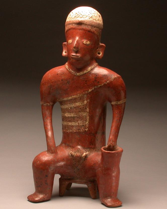 Large Seated Male Figure