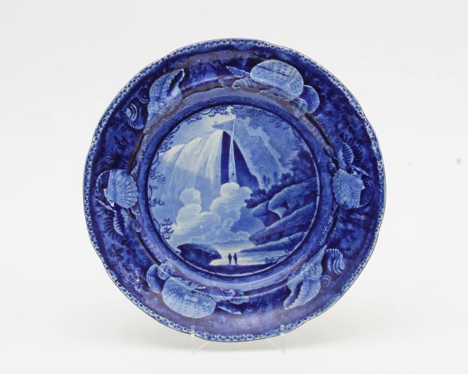 Plate with Table Rock, Niagara Falls