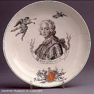 Dish with Armorial and "King of Prussia, No.3"  pattern