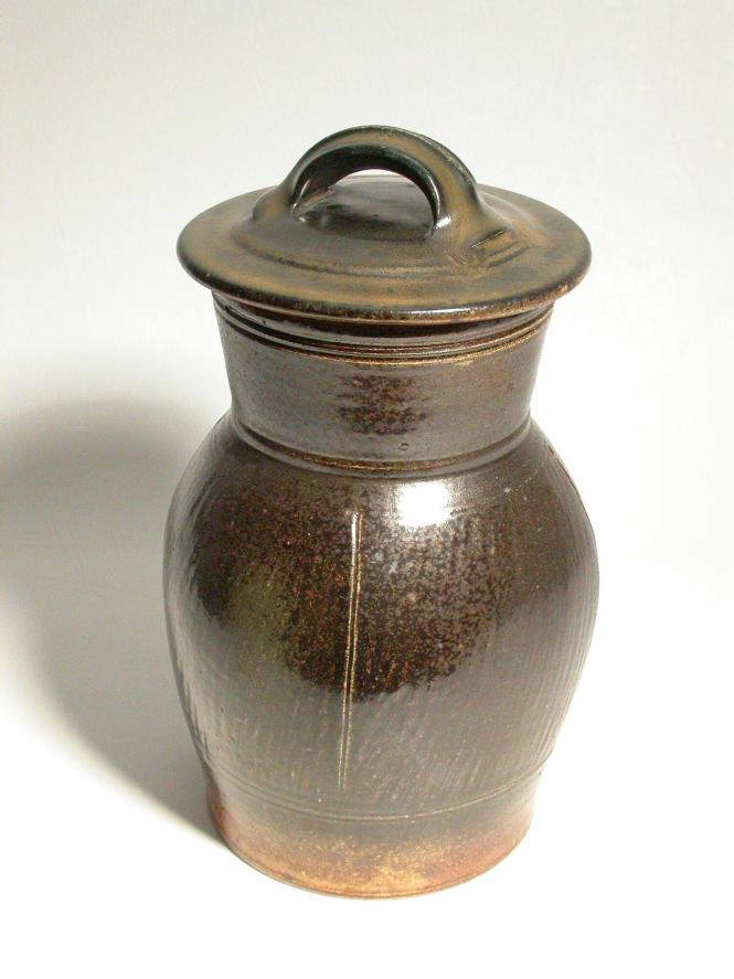 Covered jar