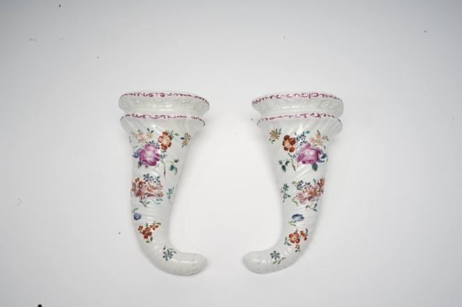 Pair of wall vases