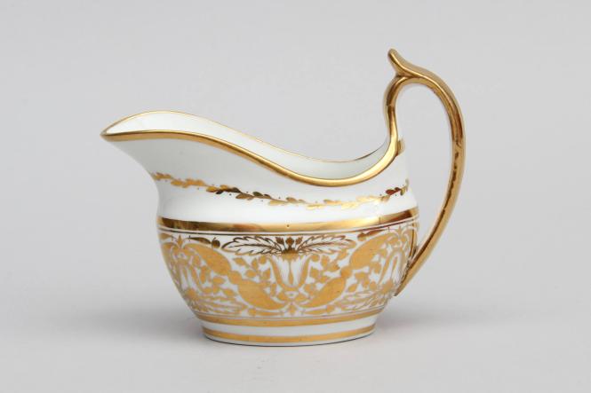 Creamer, "New Oval" shape, in the Regency taste