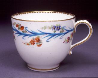 Teacup with Sèvres style pattern