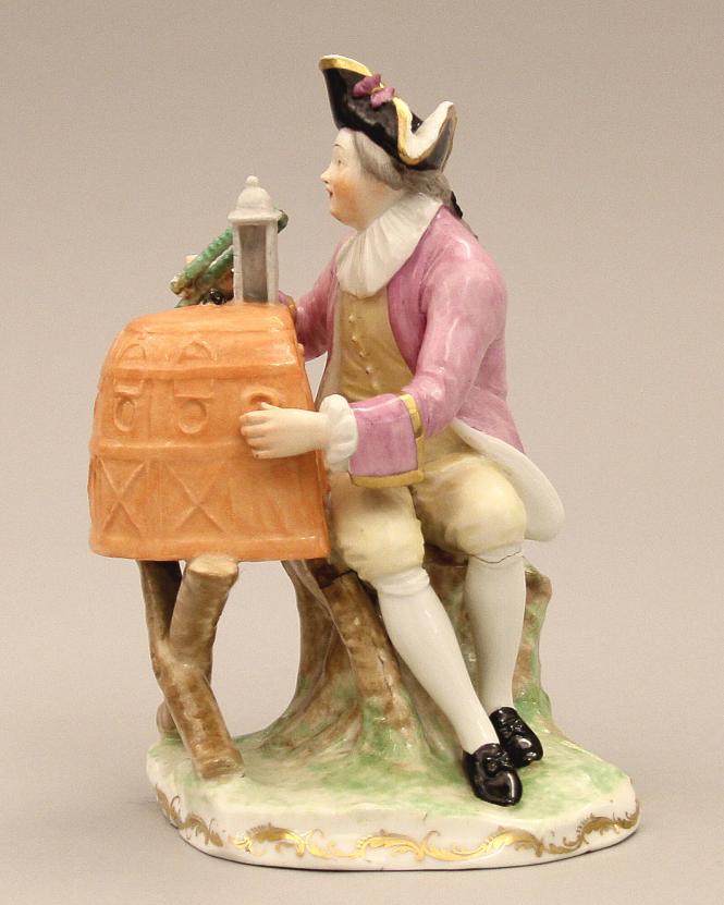 Figure of a peepshow hawker