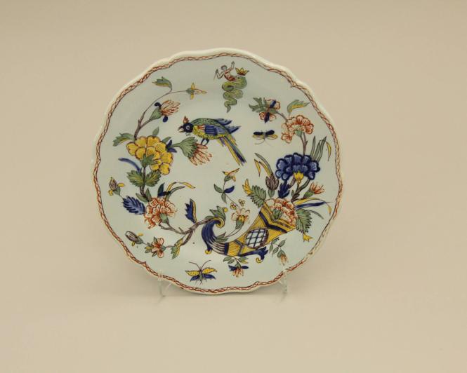 Armorial Plate with Cornucopia