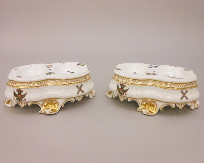 Pair of Salts from the St. Andrew Service for Czarina Elizabeth of Russia (1709–1762)